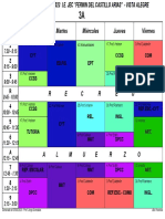 Lunes Martes Miércoles Jueves Viernes: CYT Ed - Fis. EPT Ccss COM