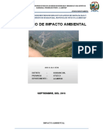 Impacto de Ambiental Huayobamba