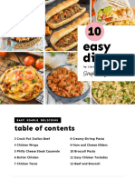 10 Easy Dinners Ebook