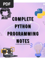 Python Full Notes Apna College | PDF | Method (Computer Programming ...