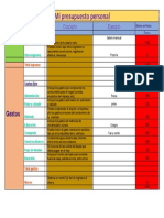 1° Sec. Actividad 09 - Presupuesto Personal