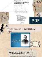 Posturas Teoricas de Augusto Comte, Max Weber y Karl Marx - Compressed