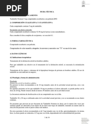Teva tadalafil 5mg 84 comprimés