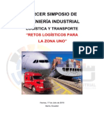 III Simposio de Ingeniería Industrial Logística y Transporte