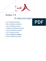 Lesson 1-8 Greek Scripts - Alpha With Angela