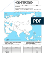 Evaluación de Geografía 6°