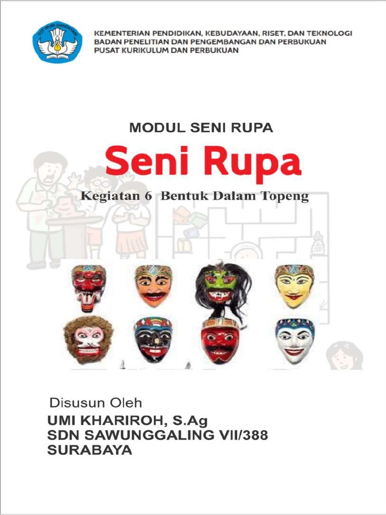 Modul Seni Rupa: Topeng Kelas 1 SD | PDF
