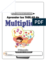 Ejercicios Tablas de Multiplicar Me360