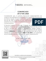 Comunicado JDT LP 001 2023