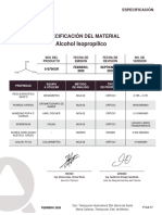 010700GR - Esp Alcohol Isopropilico