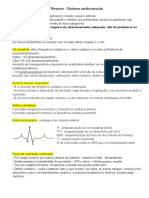 Resumo - Sistema Cardiovascular - 1º Etapa