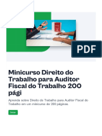 Minicurso Direito Do Trabalho para Auditor Fiscal Do Trabalho