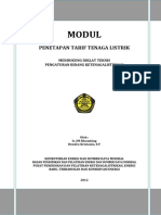 1.3 Modul Penetapan Tarif Tenaga Listrik