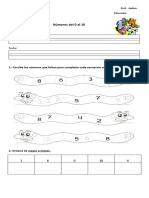 Preparación Interrogación Nº1 Matemática Orden y Comparacion Hasta El 10