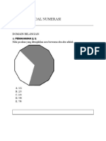 Soal Numerasi, Paket 3