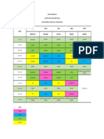 Jadwal Pelajaran Kelas 3