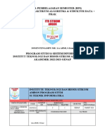 Algoritma & Struktur Data + Prak