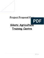 SIKATO Agricuture Training Centre Project Proposal