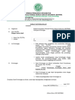 Form Surat Keterangan Aktif - DPK Selain Tanjung Selor