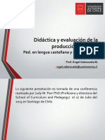 Didáctica y Evaluación de La Producción Escrita I