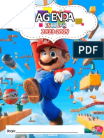Agenda Escolar 2023 2024 Mario Bros