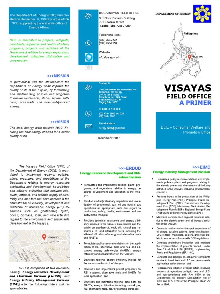 DoeCwpo Brochure Vfo PDF Renewable Energy Regulatory Compliance