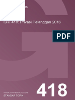 GRI 418 - Privasi Pelanggan 2016 - Indonesian