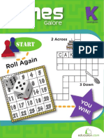 Kindergarten - Games Galore Workbook