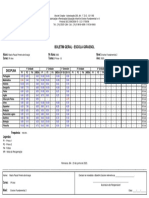 Boletim Geral - Escola Girassol: Disciplina