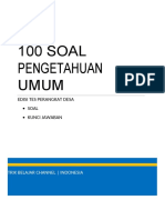 SOAL PENGETAHUAN UMUM - Terkunci