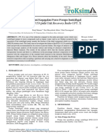 Investigasi Kegagalan Poros Pompa Sentrifugal IP251-U153 Pada Unit Recovery Boiler I PT. X