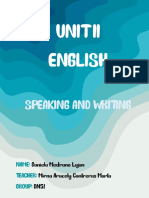 Speaking and Writing