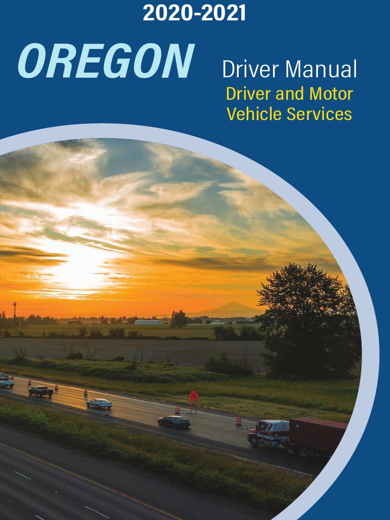 Oregon Driver Manual PDF Traffic Intersection (Road)