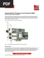 Emulex 8Gb FC Single-Port and Dual-Port HBAs Product Guide