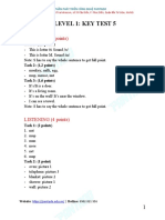 Level 1 - Key - Test 5