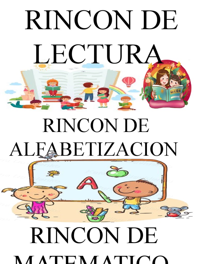 Letreros para Rincones Educativos | PDF
