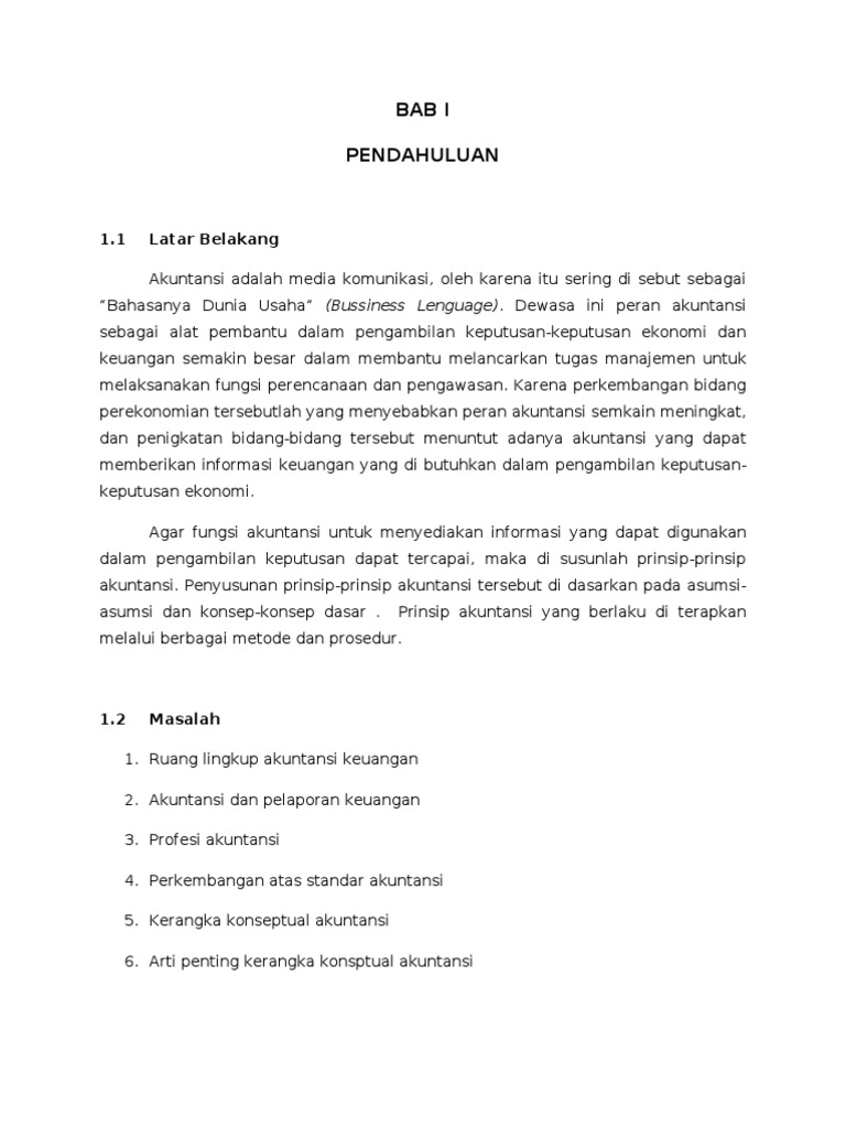 32+ Contoh kata pengantar makalah akuntansi keuangan ideas