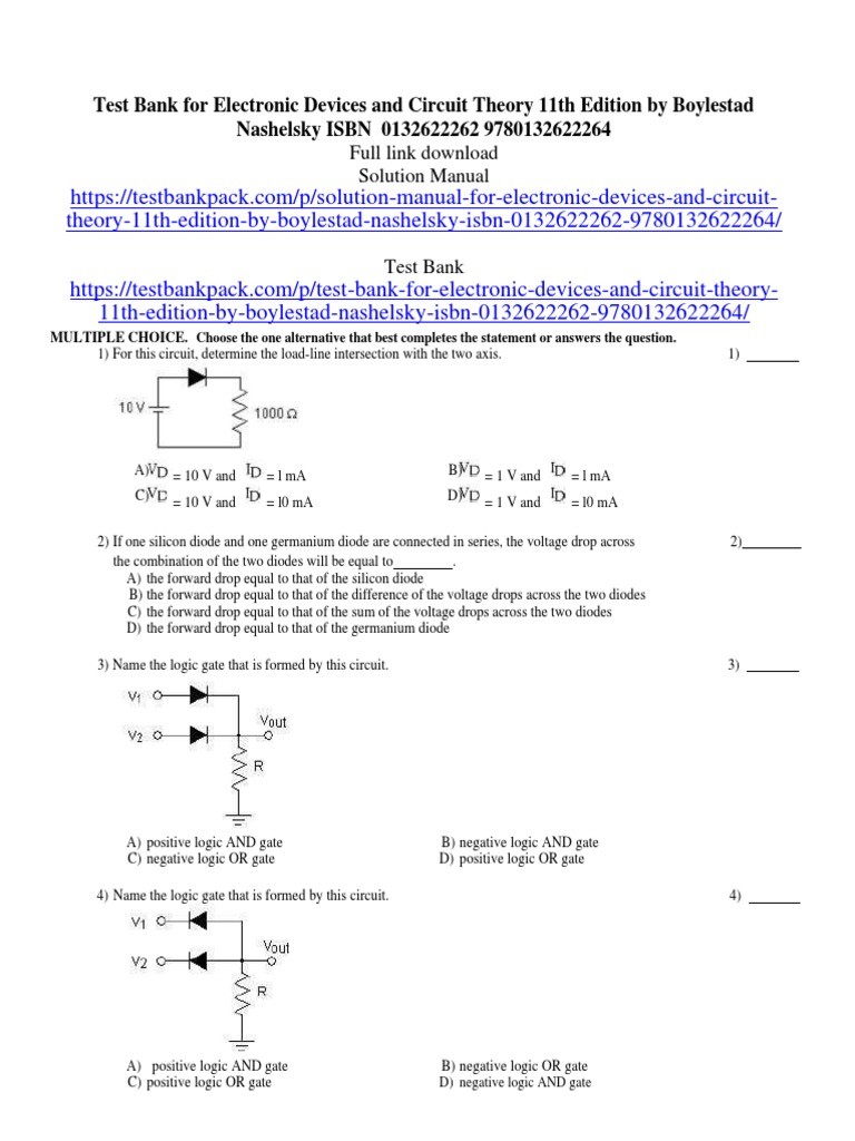 Boylestad Electronic Devices Circuit Theory Pdf