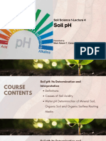 Lecture No. 4 Soil PH