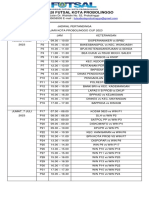 Jadwal Pertandingan Kajari Cup 2023 Fix