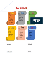 Jadwal Piket Kelas X-1