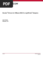 Emulex® Drivers For VMware ESXi For LightPulse® Adapters - User Guide R12.0