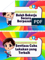 Poster Peraturan Bilik Darjah Kelas (Cikguayu - My)