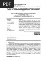 Predictive Machine Learning Applying Cross Industry Standard Process For Data Mining For The Diagnosis of Diabetes Mellitus Type 2