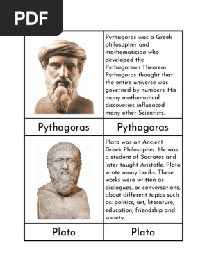 Pythagoras And Plato Did Pythagoras Influence Plato? How Mathematics