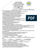 1st Summative Test in ESP 7 | PDF