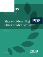 2019 Chambers Global Practice Guide On Shareholders' Rights & Shareholder Activism (Australia)