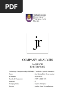 Ent600 Company Analysis Report Jajarich Enterprise