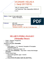 Materi Kuliah Fisika Dasar 