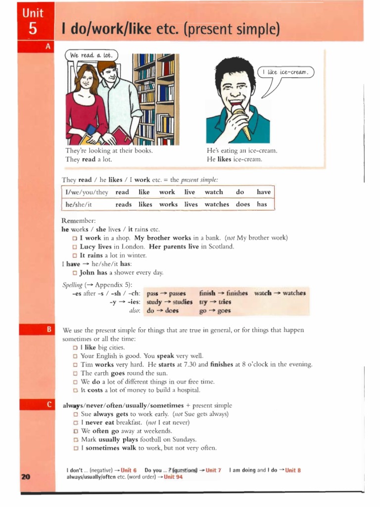 Present Simple 1 | PDF